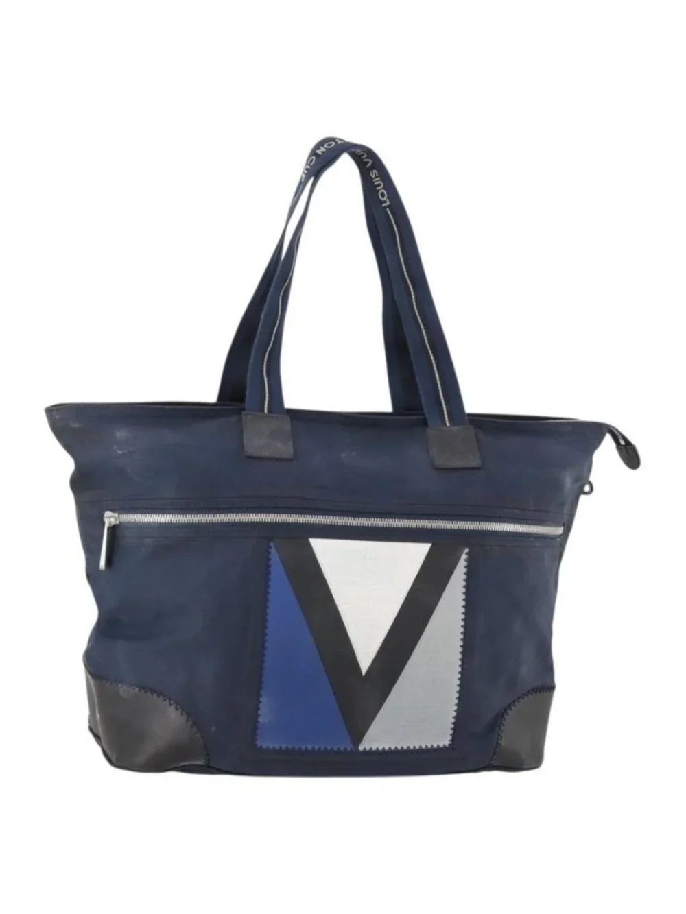 Authentic LOUIS VUITTON LV Cup Turmantin Shoulder Bag Navy M80704 LV